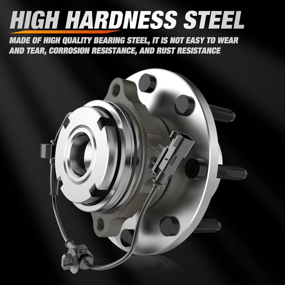 Front Wheel Bearing Hubs for 1999-2004 F-250 F-350 Super Duty, 4WD | For 2000 2001 2002 2003 2004 Ford F-250/F-350 Super Duty, Direct Replacement, Heavy-Duty Construction-2Pack