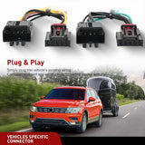 4 Pin Trailer Wiring Harness Kit 56403 Vehicle Standard 4 Way Connector Custom for 2018 2019 2020 2021 2023 2024 Volkswagen Tiguan Simple Fit Tow Hitch Accessories