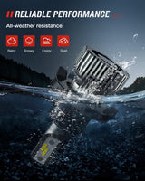 2010-2012 Dodge Ram 1500 2500 3500 9008 9145 LED Headlight Fog Light Bulbs Nilight