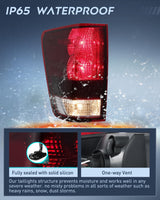 Taillight Assembly Compatible with 2004 2005 2006 2007 2008 2009 2010 2011 2012 2013 2014 2015 Nissan Titan Tail Light OE Style Rear Lamp Replacement Driver Side Smoked Red Lens