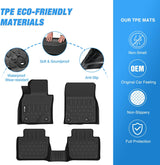 Floor Mat TPE Floor Mats for Mazda CX-50 CX50 2023 2024 2025 2026, All Weather Custom Fit Heavy Duty Floor Liners