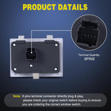 Headlight Dimmer Switch Compatible with 2005 2006 2007 2008 2009 2010 2011 Chrysler 300 2006-2012 Dodge Charger 2008-2011 Challenger 2005-2008 Magnum with Blue LED Light