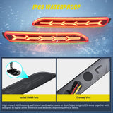 Smoke Lens Rear Bumper Tail Light for 2006-2014 Toyota Camry | for 2006 2007 2008 2009 2010 2011 2012 2013 2014 Toyota Camry Brake Turn Signal Driving LED Reflector Lamps Replacement