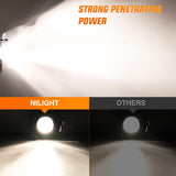 Fog Lights Assembly Compatible with 2005 2006 2007 2008 2009 Nissan Frontier 2005-2012 Pathfinder Left Driver and Right Passenger Side Clear Lens w/H11 12V 55W Bulbs