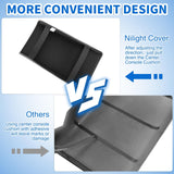 Center Console Cover Fit for 2017-2023 Tesla Model 3 2020 2021 2022 2023 Model Y PVC Leather Middle Console Cover Tesla Model 3/Y Car Center Console Cushion Pad Car Armrest Box Cover-Black