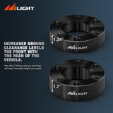2 Inch Front Leveling Lift Kit for 2007-2023 Chevy Silverado 1500/GMC Sierra 1500 Nilight