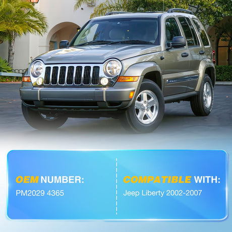 Rear Window Glass Struts 4365 for Jeep Liberty 2002-2007, Rear Shocks Gas Struts 18 Inch, 2PCS Set Rod