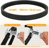 Drive Belt for Maverick X3 CVT Belts Fit for Can-Am Outlander Renegade Maverick Commander OE Replacement 715000302 715900212 Performance Extreme Badass ATV UTV Drive Belt Aramid Cord Rubber
