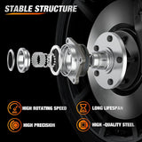 Front Wheel Bearing Hubs for Dodge Grand Caravan 2008-2016 W/ABS | For 2008-2016 Chrysler Town & Country, 2009-2014 VW Routan, Direct Replacement-2Pack