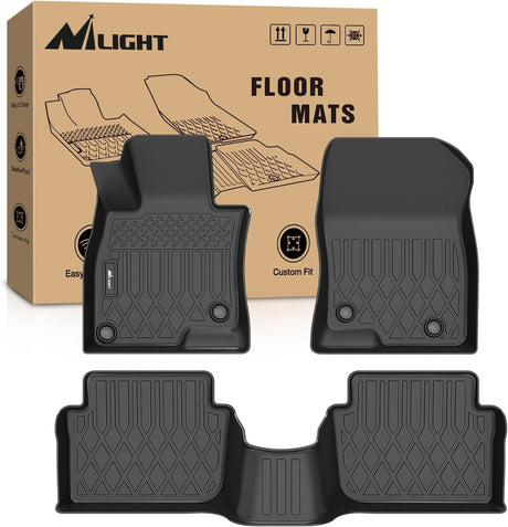 TPE Floor Mats for Mazda 3 2014 2015 2016 2017 2018, All Weather Custom Fit Heavy Duty Floor Liners