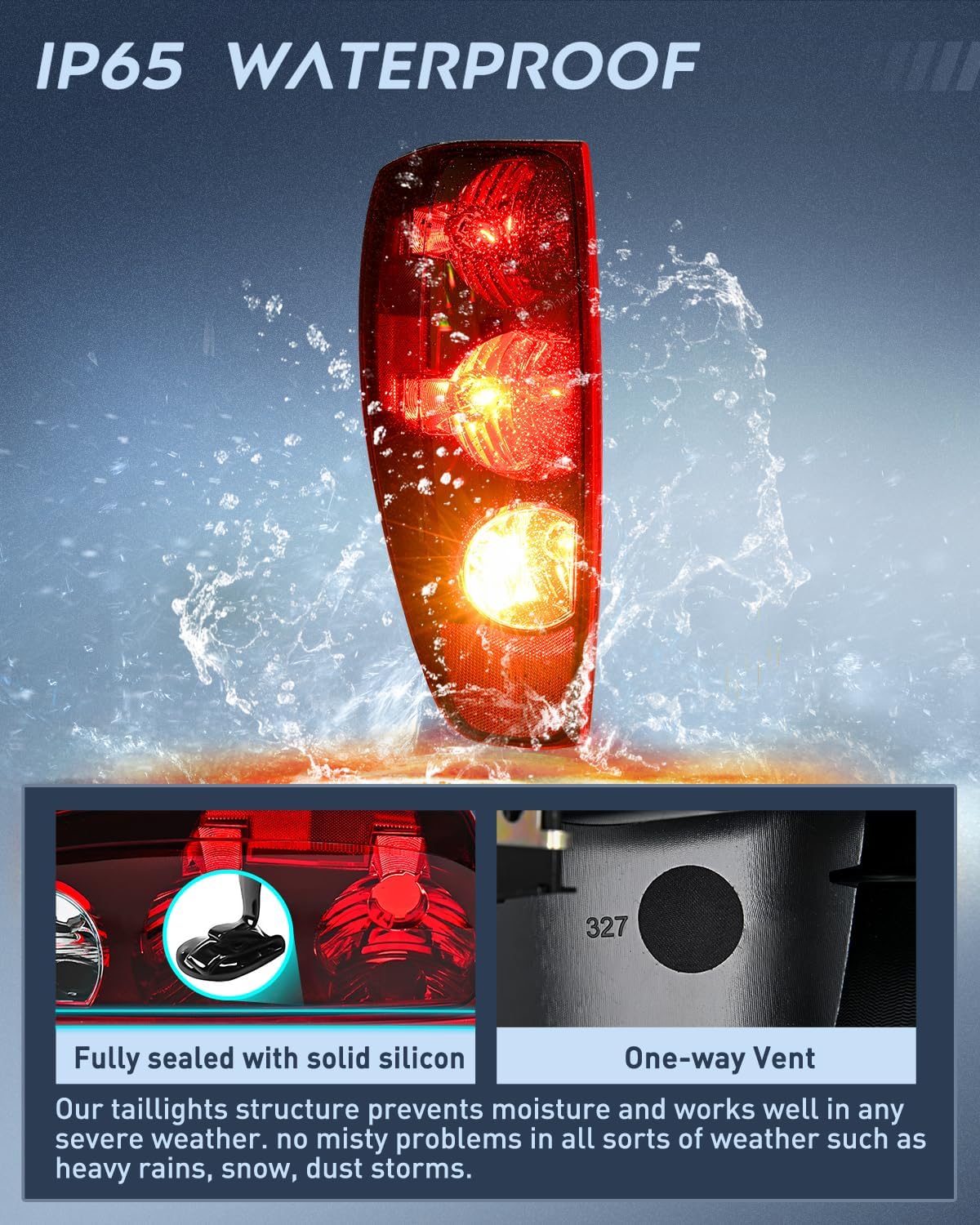 Taillight Assembly Compatible with 2004 2005 2006 2007 2008 2009 2010 2011 2012 Colorado GMC Canyon 2006 Isuzu i280 i350 2007 2008 Isuzu i290 i370 Rear Lamp OE Style Driver Side Red Lens