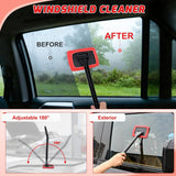 Automotive Tools 37PCS Car Detailing Kit Auto Cleaning Tools Wash Set with Storage Carry Bag Home Use for Interior Exterior Deep Clean Car Care Windshield Dashboard Seat Air Vents Wheels Tires, Red
