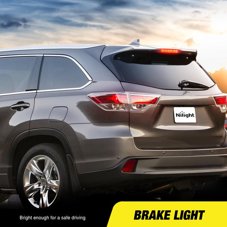 Third Brake Light Tail High Mount 3rd Stop Lights Smoked Lens for Toyota 4Runner 2010-2016 Highlander 2014-2016 Prius 2010-2015 Prius C Prius V 2012-2016 Sienna 2011-2016 Van SUV Rear Cab