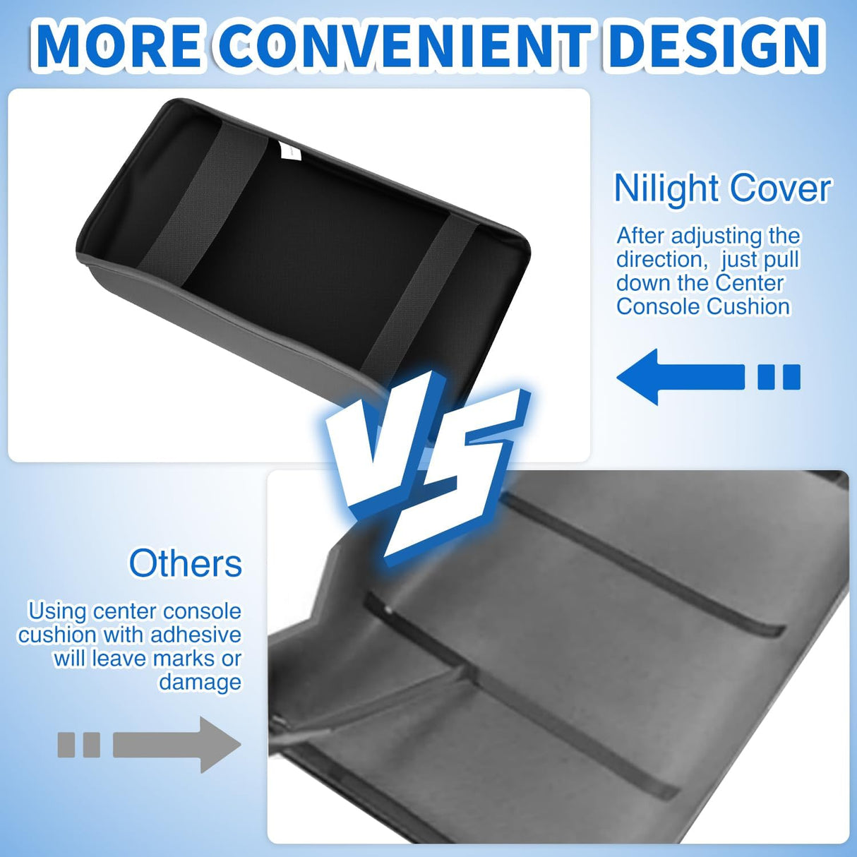 Center Console Cover Compatible with Toyota 4Runner 2010-2021 2022 2023 2024 PVC Leather Armrest Cover for Car Middle Console Cover Center Console Cushion Pad Car Armrest Box Cover,Black