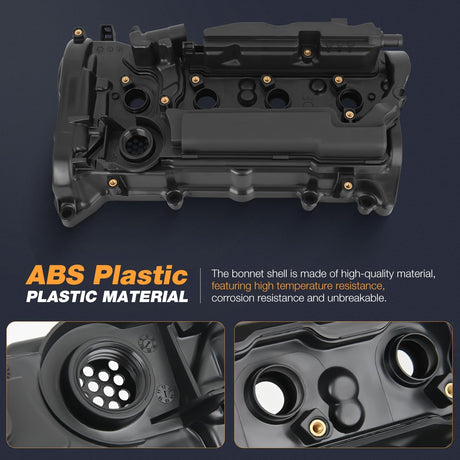Engine Valve Cover Gasket Kit for Honda Accord 2013-2017 and Honda CR-V 2015-2019, 2.4L, Replace# 12310RDFA01, 122515A2A01