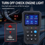 YM519 2.8 Inch Large Screen OBD2 Scanner - Enhanced Automotive Computer Diagnostic Tool - Car Code Reader for Engine Faults, I/M Readiness & Emission Test for All OBD II Protocol Cars