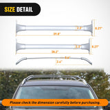 Roof Rack Cross Bars Compatible with 2014-2020 Nissan Rogue with Factory Side Rails, 220LBS Adjustable Aluminum Less Wind Noise Car Crossbars for Cargo Carrier Luggage Box Kayak Tent Snowboard
