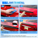 Spoiler Fit for Infiniti Q50 4 Door Sedan 2014 2015 2016 2017 2018 2019 2020 2021 2022 2023 2024 Spoilers for Cars Rear Spoiler Wing ABS Rear Trunk Lip Accessories No-Drill, Glossy Black