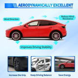 Spoiler Fit for Tesla Model 3 Highland 2024 Spoilers for Cars Rear Spoiler Wing Sporty Rear Trunk Lip Exterior Accessories No-Drill Installation ABS Carbon Fiber Pattern, Glossy Black