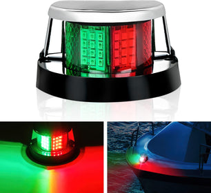 24 Leds Red Green Marine LED Port Starboard Signals Lights Nilight