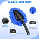 15PCS Car Detailing Kit Auto Cleaning Tools Wash Set with Storage Carry Bag Beginners Easy to Use for Interior Exterior Car Care Clean Windshield Dashboard Seat Air Vents Wheels Tires, Blue