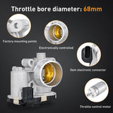 Throttle Body for Buick Encore Chevy Cruze Equinox Malibu 2016-2025 | 12671379 12659491 OE-Spec Fitment, Precise Airflow Control, Stable Idle Response, Fit for L4 1.4L 1.5L