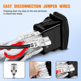 NAV/ANC Rocker Switch 7Pin Navigation Anchor Lights Toggle On Off DPDT Laser Etched 12V 24V Jumper Wires for ARB Carling NARVA Style Marine Boat Ship Vessel