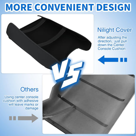 Center Console Cover Compatible with 2015-2020 Ford F150 2017-2022 F250 F350 F450 PVC Leather Armrest Cover for Car Middle Center Console Pad Car Armrest Box Cover(Bucket Seat Only) -Black