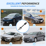 CV Axle Shaft Assembly Compatible with 2006 2007 2008 2009 2010 2011 2012 2013 2014 2015 Honda Civic L4 1.8L Half-Shaft Assemblies Replacement Front Wheel Driver Side