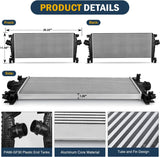 Intercooler Compatible with Buick Verano 2013-2016 for Chevrolet Cruze 2011 2012 2013 2014 2015 L4 1.4L, Aluminum Turbo Intercooler Charge Air Inter Cooler Replace 13311080, 13330387, 1302148