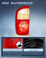 Taillight Assembly Compatible with 2004 2005 2006 Toyota Tundra 4 Door Double Cab and Crew Cab Tail Light OE Style Rear Lamp Replacement Driver Side