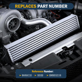 Intercooler Compatible with Chevrolet Equinox GMC Terrain 2018 2019 2020 2021 2022 1.5L Turbocharged, Aluminum Turbo Intercooler Charge Air Inter Cooler Replace# 18103, 84454110, GM3012116