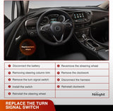 Turn Signal Switch Compatible with 2011 2012 2013 2014 2015 2016 Chevy Cruze 2012-2014 Chevrolet Orlando 2011-2013 Buick Regal 2012-2017 Verano Windshield Wiper Combination Switches