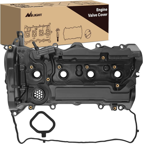 Engine Valve Cover Gasket Kit for Honda Accord 2013-2017 and Honda CR-V 2015-2019, 2.4L, Replace# 12310RDFA01, 122515A2A01