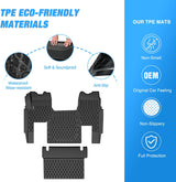 TPE Floor Mats for Mack Anthem 2018 2019 2020 2021 2022 2023 2024 2025 All Weather Custom Fit Heavy Duty Floor Liners