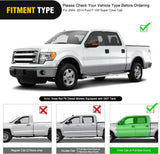 Running Boards for 2004 2005 2006 2007 2008 2009 2010 2011 2012 2013 2014 Ford F-150 Crew Cab 4 Full Size Doors 6 Inch Stainless Steel Bolt-on Side Step Nerf Bars Silver