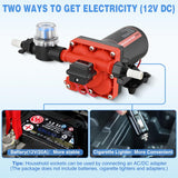 RV Water Pump 12v Camper Water Pump 5.5 GPM 70 PSI with Pressure Switch& Strainer Heavy Duty Diaphragm Pump 12 Volt DC Upgrade Self-Priming Low Noice for RV Camper Marine Yacht Caravan Trailer
