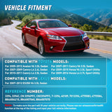 AC Condenser Compatible with Toyota Camry 2007-2011 Avalon 2005-2012 Venza 2009-2016, Lexus ES350 2007-2012 Air Conditioning A/C Condenser w Receiver Drier Replace#3396, 8846007060, 8846006210