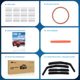 in Channel Window Deflectors for Chevrolet (Chevy) Trax 2014 2015 2016 2017 2018 2019 2020 2021 2022, Buick Encore 2013-2022 Window Rain Guards, Keep Rain Out & Reduce Wind Noise-4PCS
