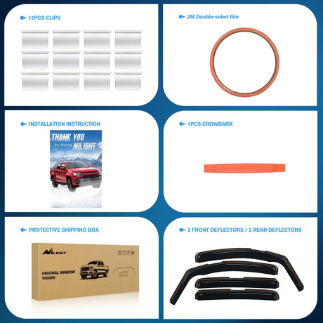 in Channel Window Deflectors for Chevrolet (Chevy) Trax 2014 2015 2016 2017 2018 2019 2020 2021 2022, Buick Encore 2013-2022 Window Rain Guards, Keep Rain Out & Reduce Wind Noise-4PCS