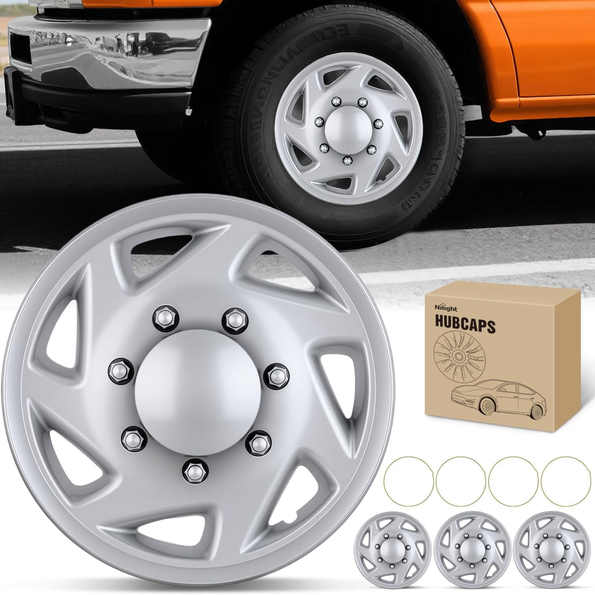 Wheel Cover Hubcaps 16 Inch for Ford Truck CEG 1998-2007 Econoline MTD ...