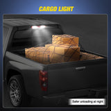 Third Brake Light Tail High Mount 3rd Stop Cargo Reverse LED Lights Red Lens Compatible with Chevy Colorado and GMC Canyon 2004 2005 2006 2007 2008 2009 2010 2011 2012 Pickup Truck