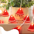 Lighted party-themed decorations, electric light decorative strings