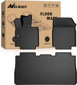 Floor Mats for Tesla Cybertruck Cyber Truck 2023 2024 2025 2026 All Weather Custom Fit Heavy Duty Floor Liners