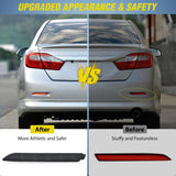 Smoke Lens Rear Bumper Tail Light for 2006-2014 Toyota Camry | for 2006 2007 2008 2009 2010 2011 2012 2013 2014 Toyota Camry Brake Turn Signal Driving LED Reflector Lamps Replacement