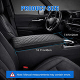 Center Console Cover Fit for Toyota Camry 2025 2026 LE SE XLE XSE | Premium Nappa Leather Armrest Cover for Toyota Car Accessories Waterproof Middle Arm Rest Cover Pad Armrest Box Cushion Black