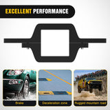 2.5 inch Towing Hitch Mount Bracket for Truck Trailer RV SUV Pick Up fit Dual LED Work Light Reverse Rear Back Up Off Road Lights(Towing Hitch Mount Bracket) Without Light
