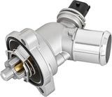 Aluminium Thermostat Housing Assembly Compatible with Chevrolet Chevy Spark 1.2L 2013 2014 2015 Engine Coolant Thermostat Housing for Car 96988257 25192923 902-753 131-189 9698-8257 2519-2923
