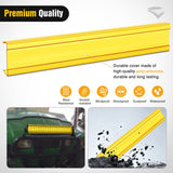 22 Inch Spot Flood Combo LED Light Bar Yellow Cover | Protective Durable Polycarbonate Lens, Waterproof Dustproof Scratch-Proof for Side-Mounted Bumper Off Road Driving Fog Lamp