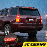 Third Brake Light for Chevy Tahoe and Suburban 2015-2020, Smoked | for Chevrolet Tahoe and Suburban 2015 2016 2017 2018 2019 2020, High Mount 3rd Stop LED Tail Van SUV Rear Cab Center Lamp